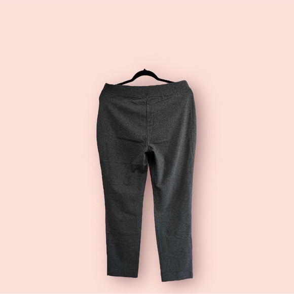 TALBOTS Cotton Deep Dove Grey Heather Leggings - Picture 2 of 5